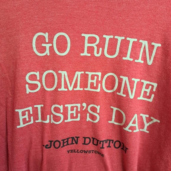Yellowstone John Dutton Quote tee sz 2XL - Picture 2 of 3